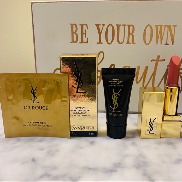 YSL 5 pcs. Lip, mascara, moisturizer glow & more - Picture 5 of 8